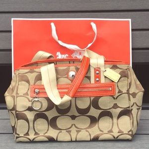 Coach Classic pattern satchel (Authentic)